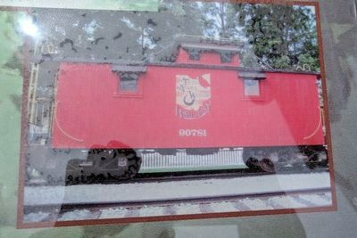 Railroad Car Barn Marker - Lower Image. Click for full size. Railroad Car Barn Marker - Lower Image image. Click for full size.