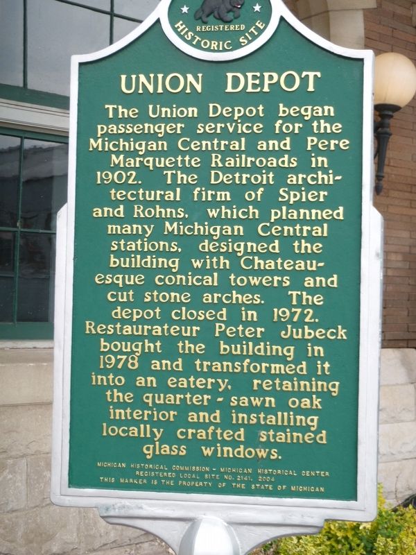 Union Depot Marker image. Click for full size.
