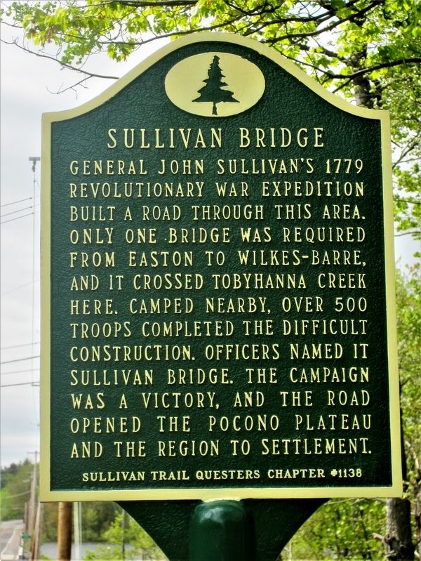 Sullivan Bridge Marker. Click for full size. Sullivan Bridge Marker image. Click for full size.