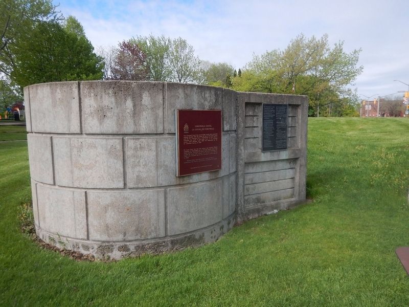 Wideview of Cornwall Canal Marker. Click for full size. Wideview of Cornwall Canal Marker image. Click for full size.