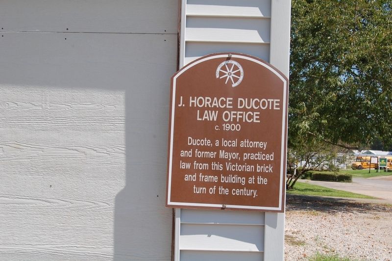J. Horace Ducote Law Office Marker image. Click for full size.