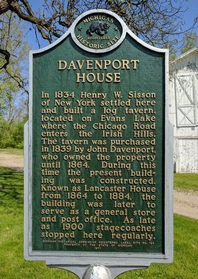 Davenport House Marker image. Click for full size.