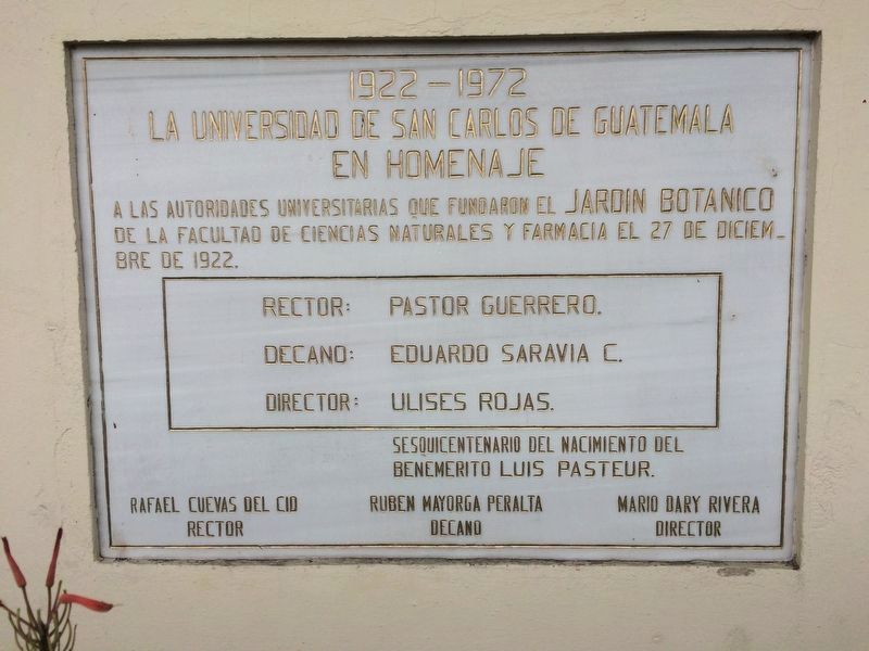 The additional Founding of the Botanical Garden Marker. Click for full size. The additional Founding of the Botanical Garden Marker image. Click for full size.