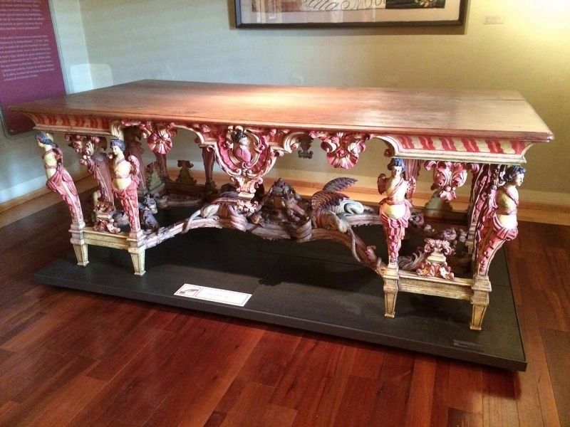 Table used in the final ratification of the Treaty of Guadalupe Hidalgo. image. Click for full size.