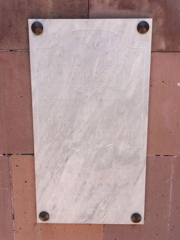 Friar Antonio de Jesus Mar�a Linaz Massanet Marker image. Click for full size.