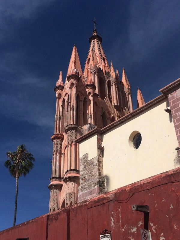 The nearby Parish of Saint Michael the Archangel, masterpiece of Master Builder Gutiérrez Muñóz. Click for full size. The nearby Parish of Saint Michael the Archangel, masterpiece of Master Builder Gutiérrez Muñóz image. Click for full size.