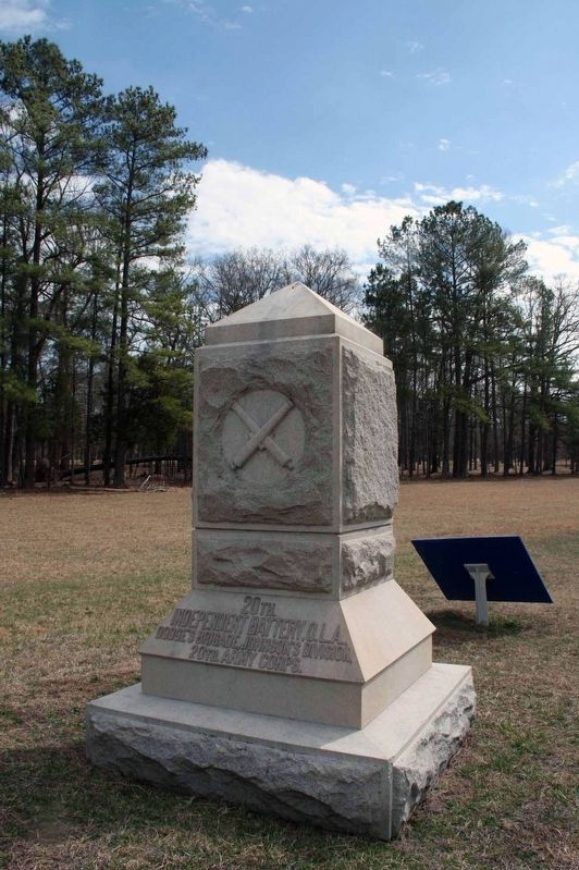 20th Battery, Ohio Light Artillery Monument. Click for full size. 20th Battery, Ohio Light Artillery Monument image. Click for full size.