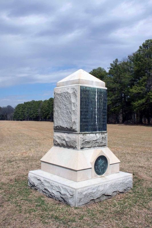 20th Battery, Ohio Light Artillery Monument (rear) image. Click for full size.