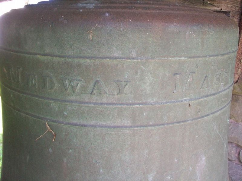 Original Congregational Bell Detail. Click for full size. Original Congregational Bell Detail image. Click for full size.