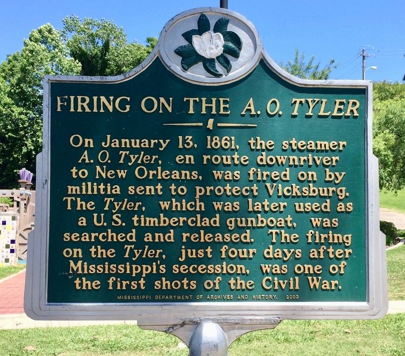 Firing on the A.O. Tyler Marker. Click for full size. Firing on the A.O. Tyler Marker image. Click for full size.