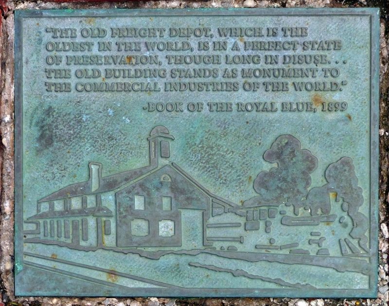 Old Freight Depot Marker image. Click for full size.