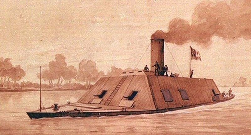 C.S.S. <i>Arkansas</i> Marker image. Click for full size.