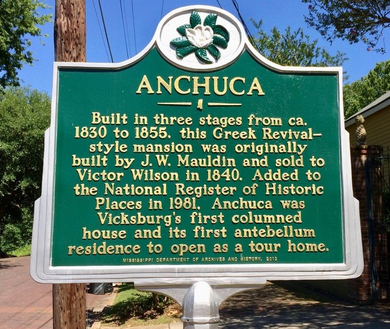 Anchuca Marker image. Click for full size.