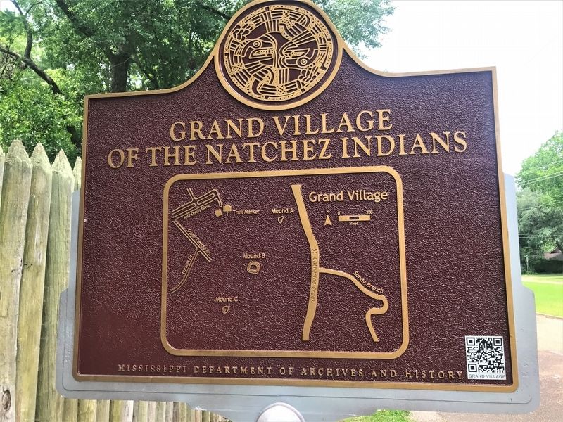Grand Village of the Natchez Indians Marker image, Touch for more information