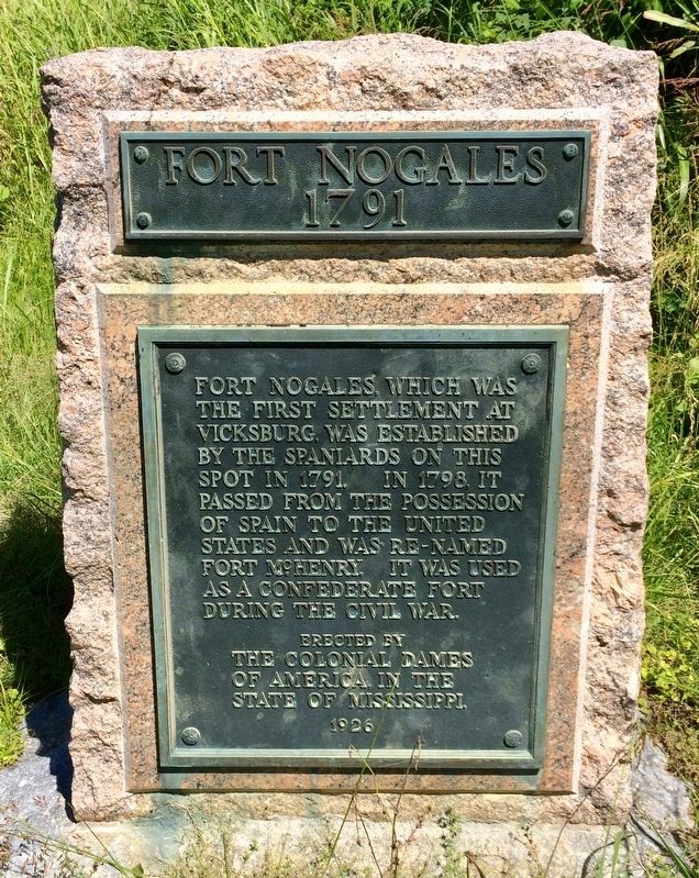 Another Fort Nogales marker. image. Click for full size.