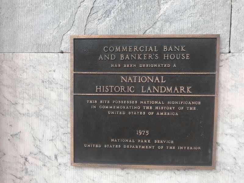 Commercial Bank Building NHL Marker image. Click for full size.