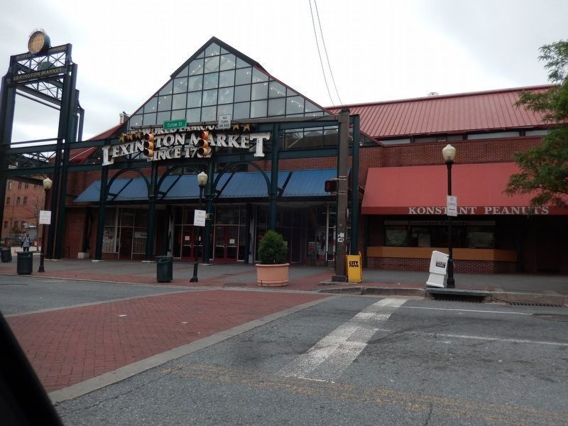 Lexington Market-left entrance image. Click for full size.