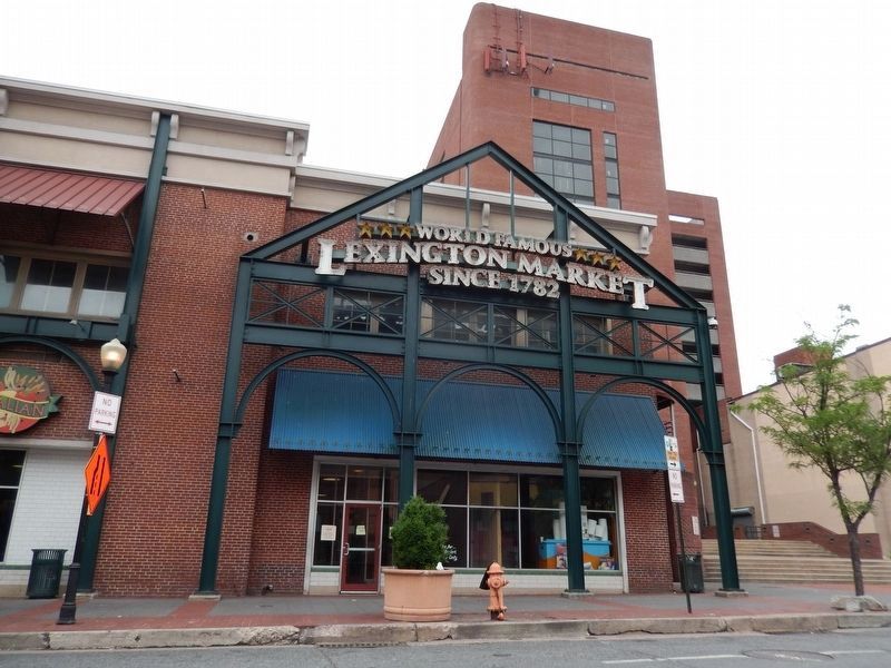 Lexington Market-right entrance image. Click for full size.