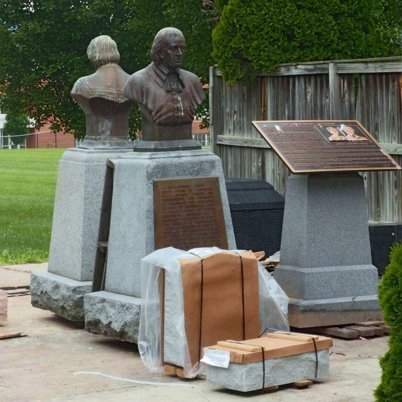 Thomas Johnson Marker at Mt. Olivet image. Click for full size.