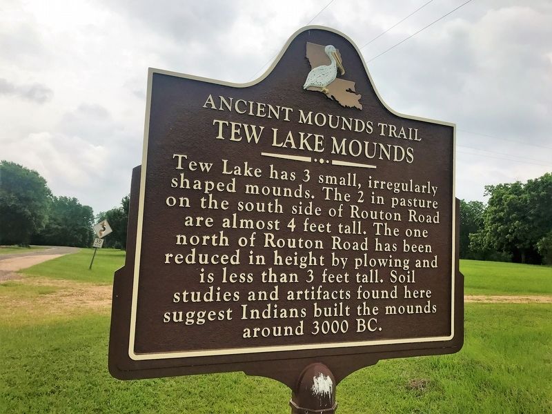 Tew Lake Mounds Marker image. Click for full size.