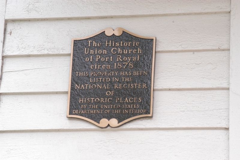 The Historic Union Church Marker image. Click for full size.