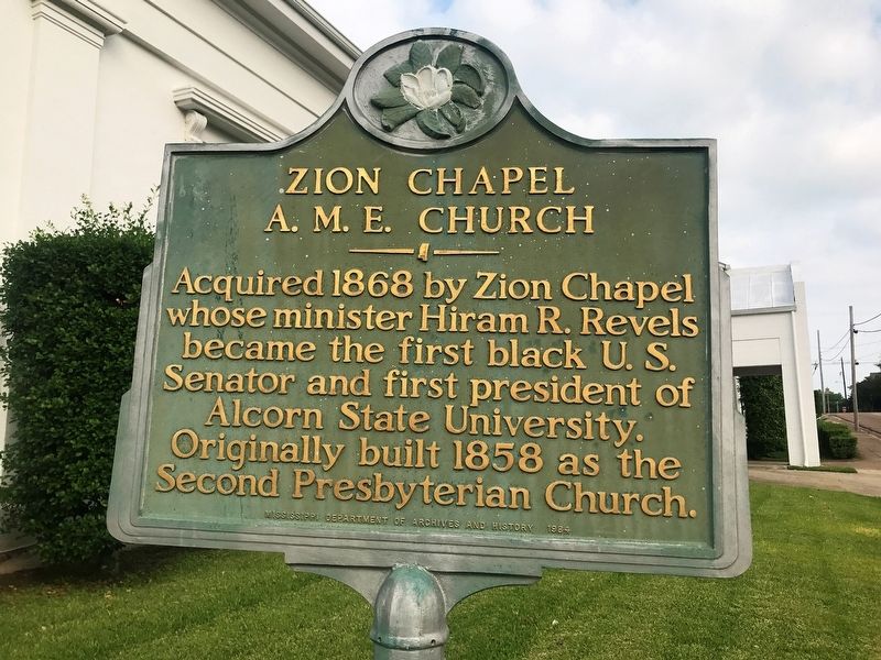Zion Chapel A.M.E. Church Marker image. Click for full size.