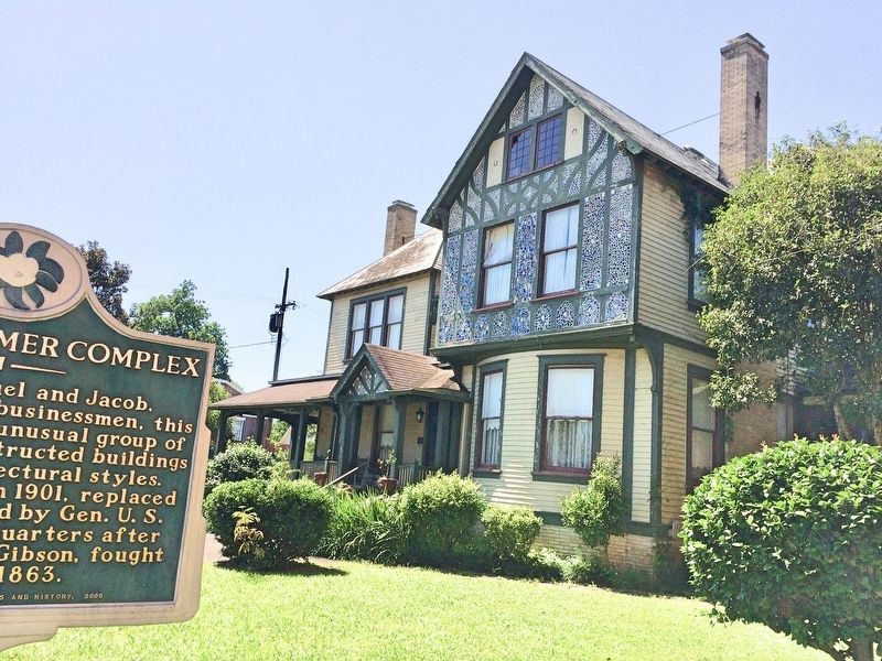 The Bernheimer Complex and marker.. Click for full size. The Bernheimer Complex and marker. image. Click for full size.