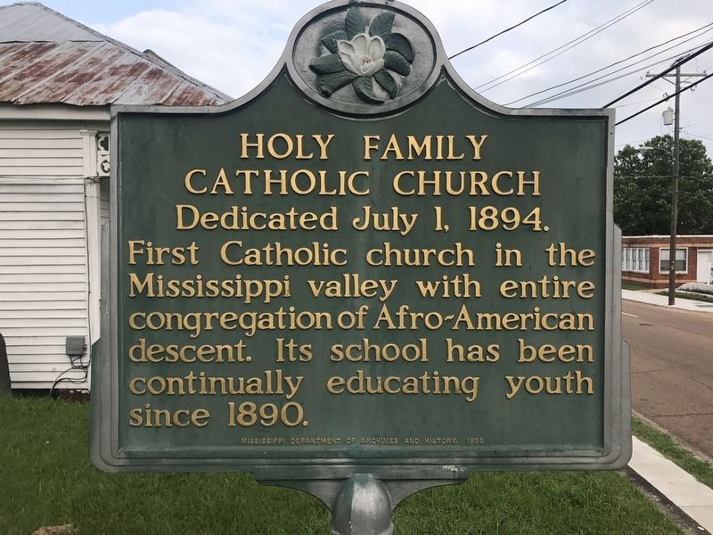 Holy Family Catholic Church Marker image. Click for full size.