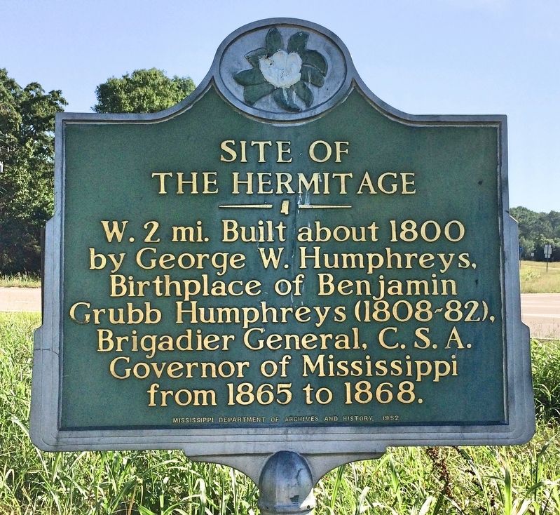 Site of The Hermitage Marker image. Click for full size.
