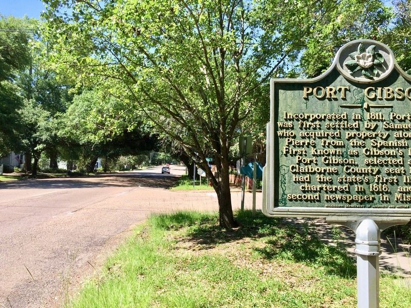View from marker south on Church Street.. Click for full size. View from marker south on Church Street. image. Click for full size.