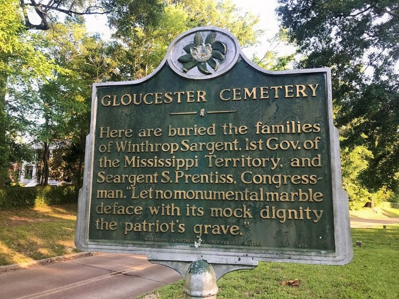 Gloucester Cemetery Marker image. Click for full size.