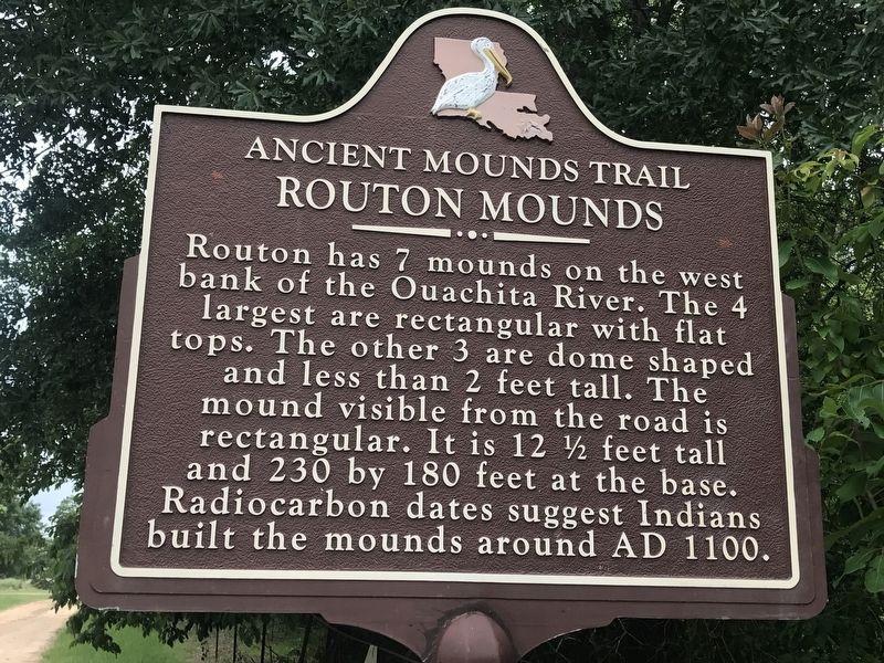 Routon Mounds Marker image. Click for full size.