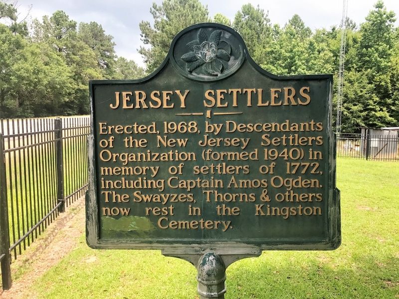 Jersey Settlers Marker image. Click for full size.
