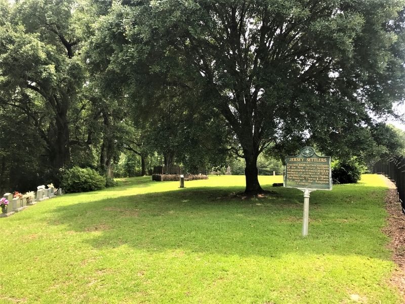Jersey Settlers Marker image. Click for full size.