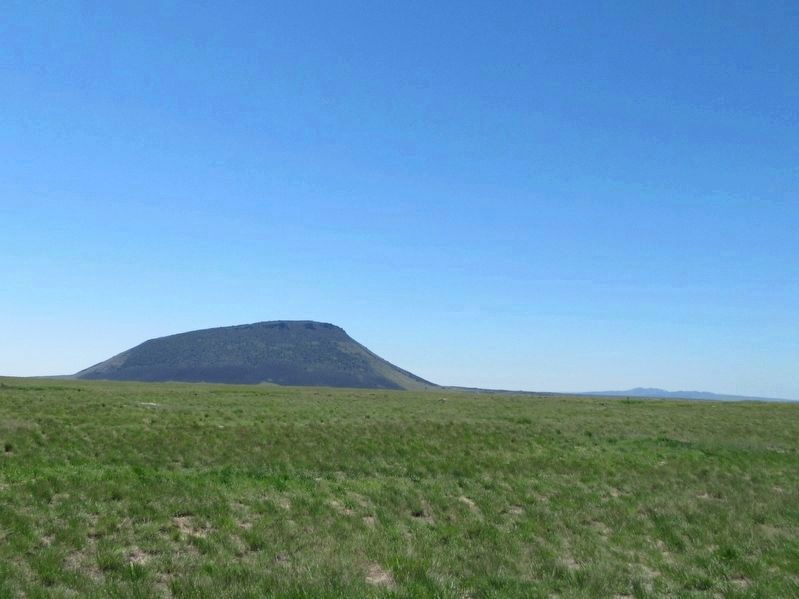 View From Three Buttes Marker. Click for full size. View From Three Buttes Marker image. Click for full size.