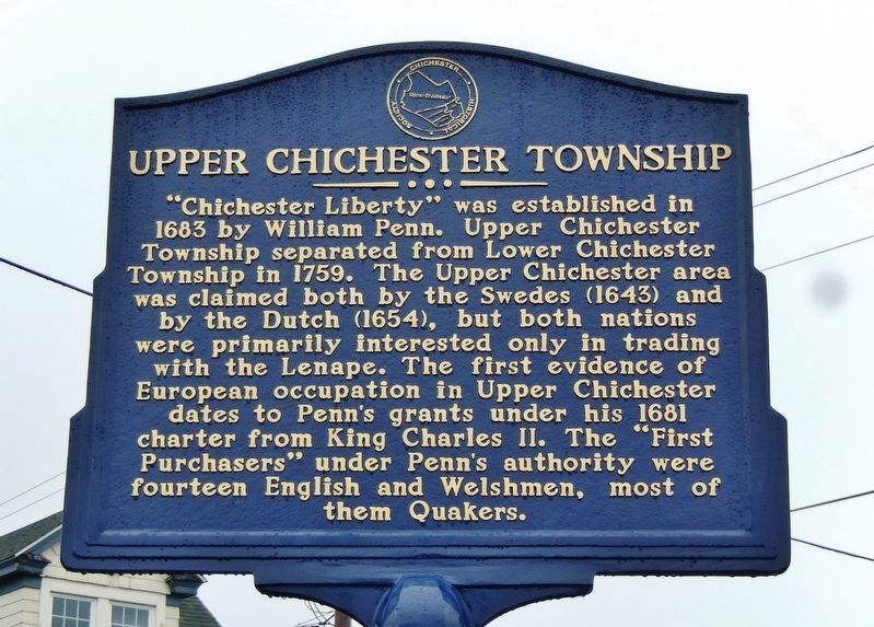 Upper Chichester Township (<b><i>side 1</b></i>) image. Click for full size.