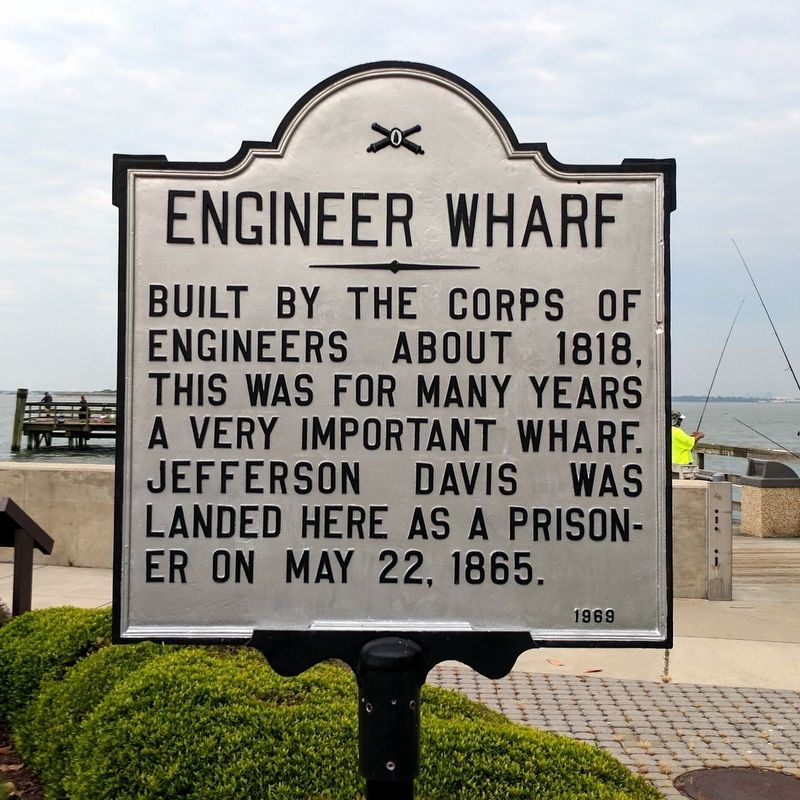 Engineer Wharf Marker image. Click for full size.