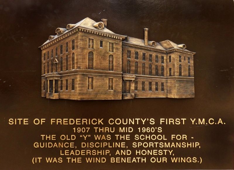 Site of Frederick County's First Y.M.C.A. Marker image. Click for full size.