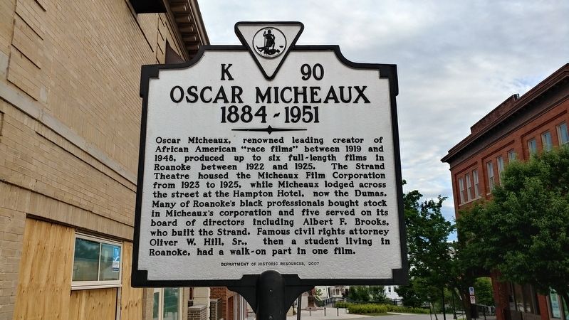 Oscar Micheaux Marker image. Click for full size.