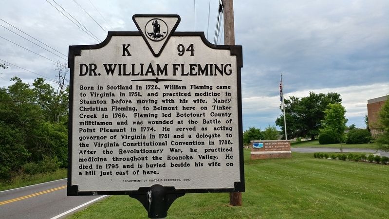 Dr. William Fleming Marker image. Click for full size.