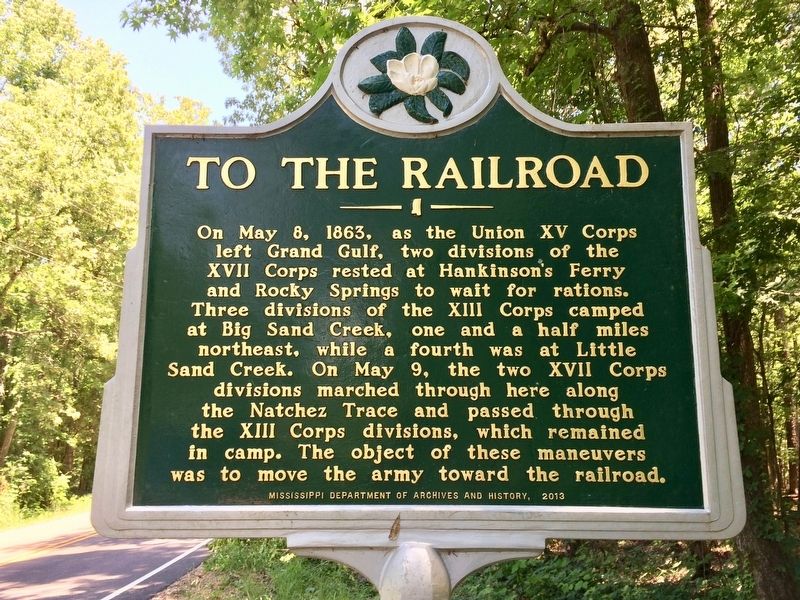 To The Railroad Marker image. Click for full size.