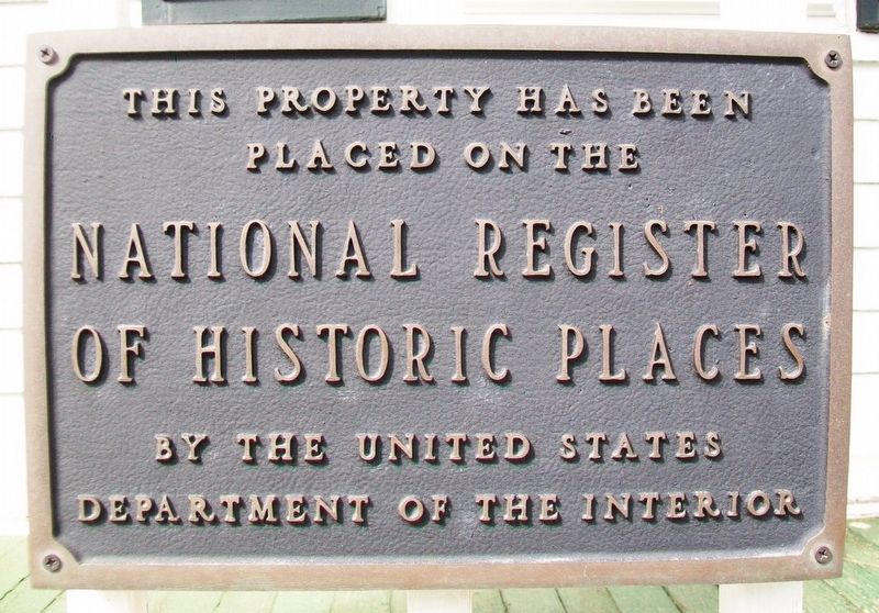 Sylvanus Mulford House NRHP Marker. Click for full size. Sylvanus Mulford House NRHP Marker image. Click for full size.