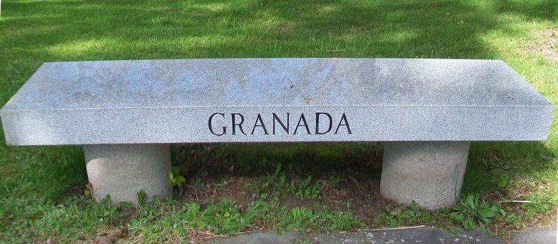 War Memorial Grenada Bench image. Click for full size.