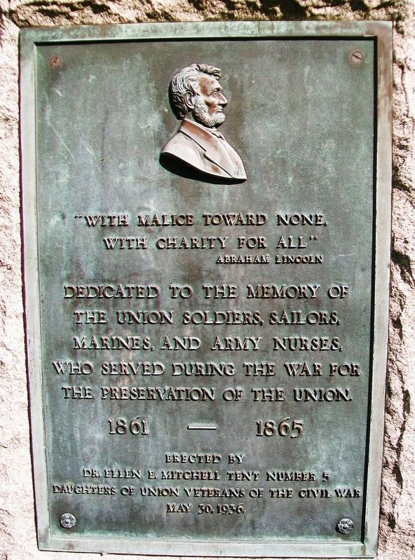 Civil War Memorial Marker. Click for full size. Civil War Memorial Marker image. Click for full size.