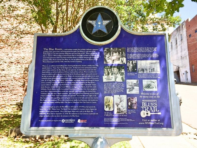 The Blue Room Marker (rear). Click for full size. The Blue Room Marker (rear) image. Click for full size.