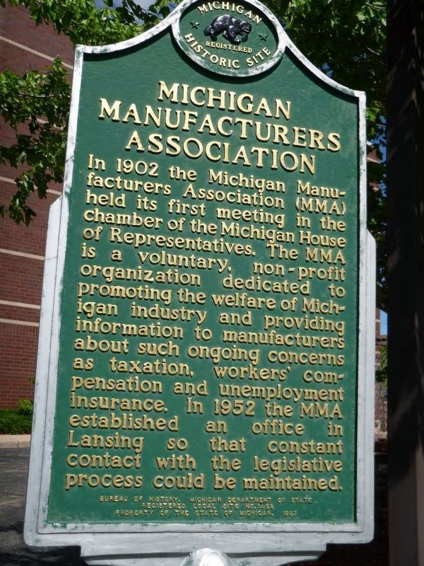 Michigan Manufacturer's Association image. Click for full size.