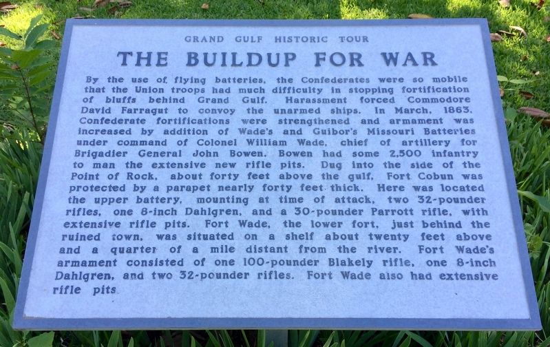 The Buildup for War Marker image. Click for full size.