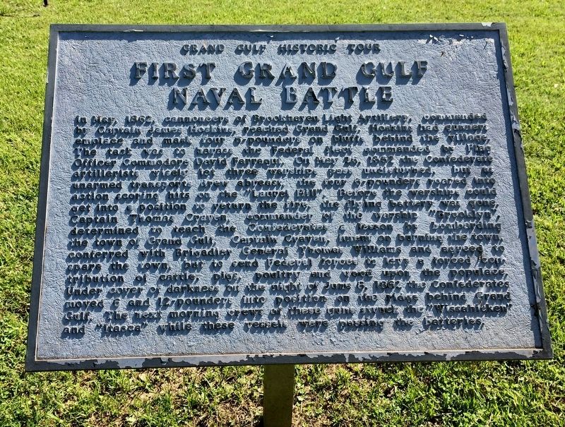 First Grand Gulf Naval Battle Marker image. Click for full size.