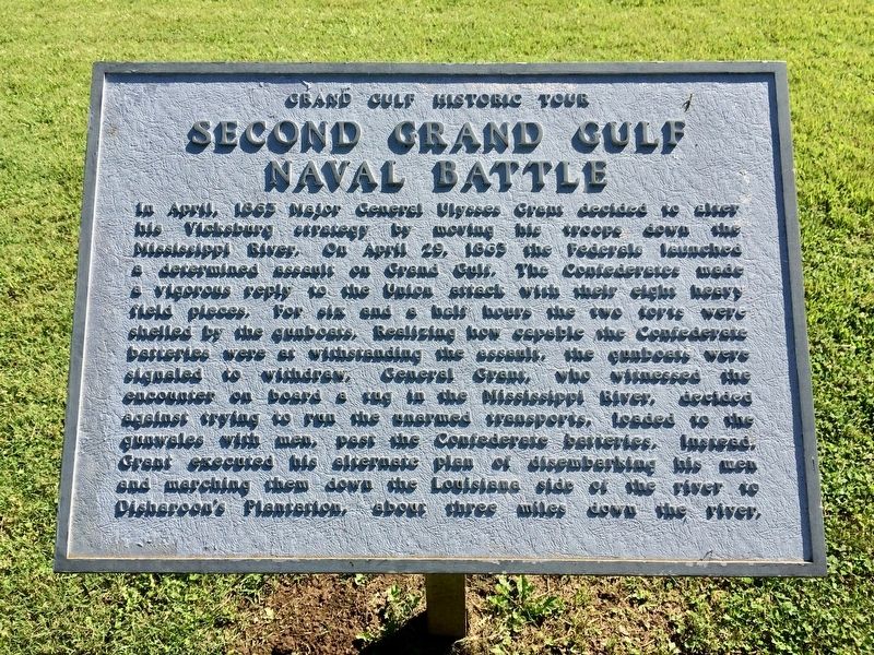 Second Grand Gulf Naval Battle Marker image. Click for full size.