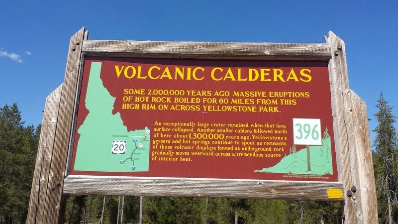 Volcanic Calderas Marker image. Click for full size.